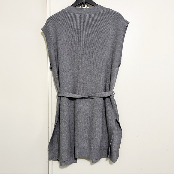 Entro Gray Sweater Vest L - Picture 2 of 7